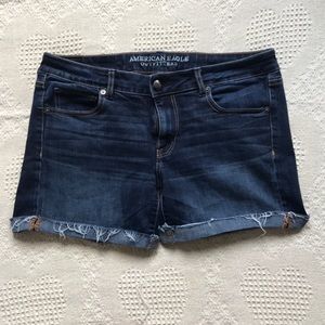 American Eagle Outfitters Midi Jean Shorts